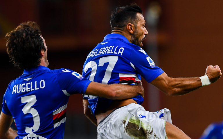 Grande Sampdoria: Lazio stesa da Quagliarella, Augello e Damsgaard