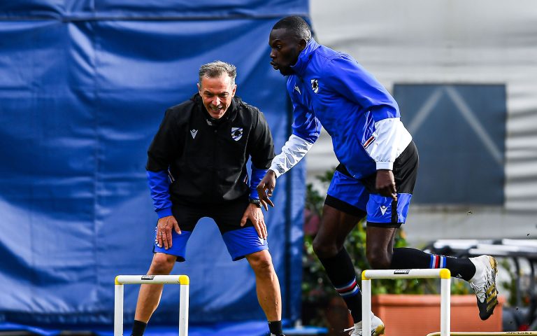 Gym and fitness work for Samp at a windy Mugnaini