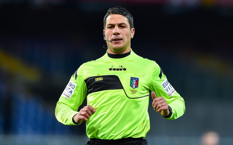 Arbitri: Sampdoria-Crotone affidata a Manganiello di Pinerolo