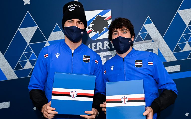 Babbi Natale in blucerchiato: quanti regali per l’Academy