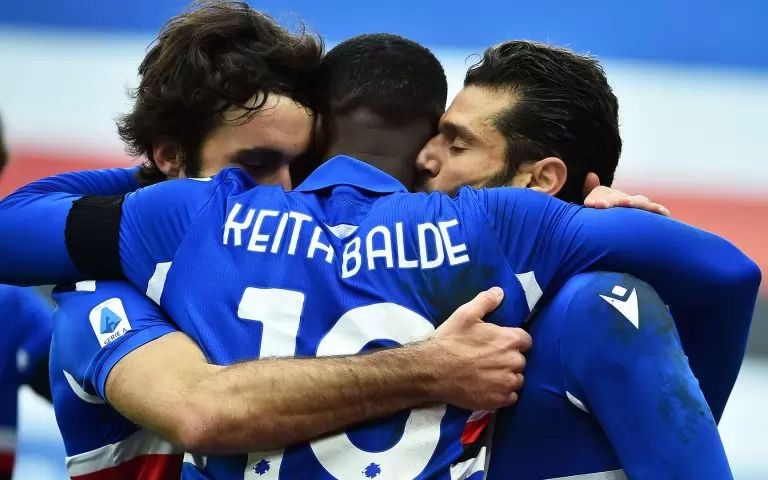 Super Samp down Inter thanks to goals from Candreva and Balde
