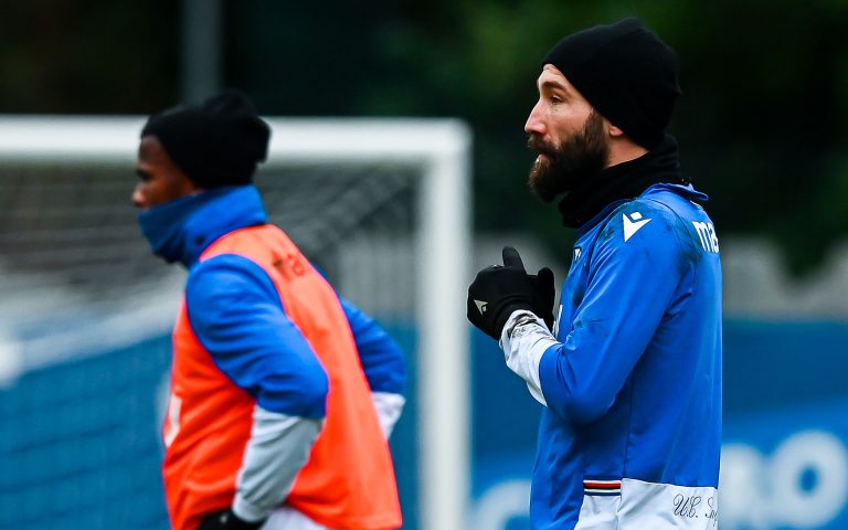 Samp continue Lazio preparations, departure for Rome on Friday morning