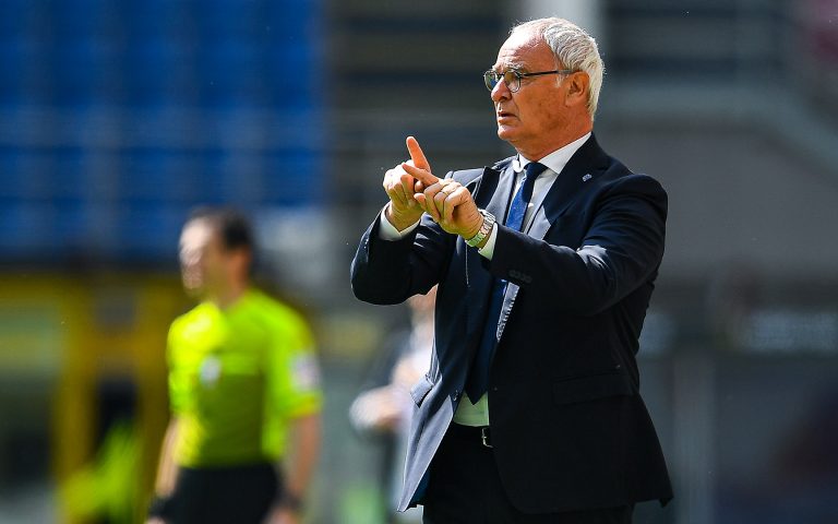 Ranieri: «Dispiaciuti per il pari, ma che partita della Samp»