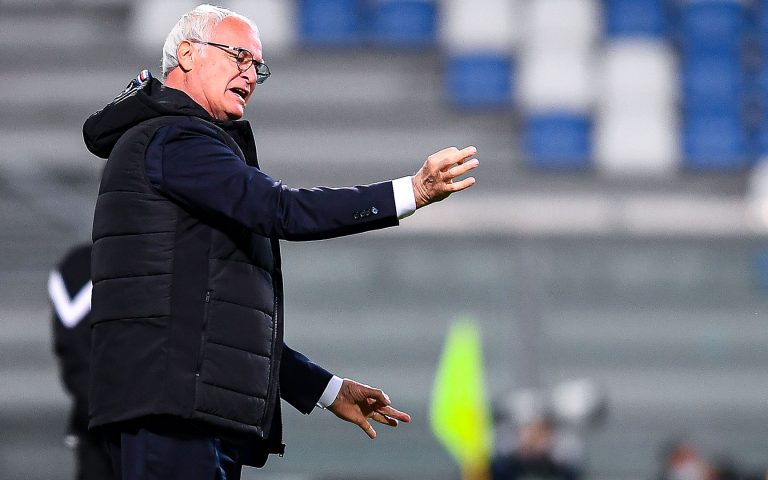 Ranieri: «Soddisfatto per il primo tempo. Ai miei dico bravi»