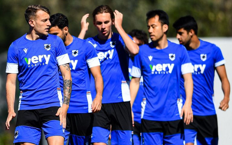 Verso Udine: allenamento di scarico per i blucerchiati