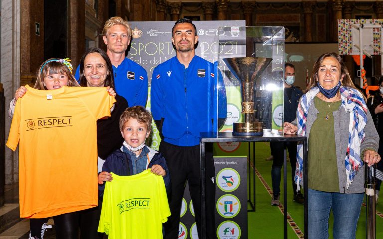 Audero e Thorsby al Torneo Ravano con la coppa dello Scudetto