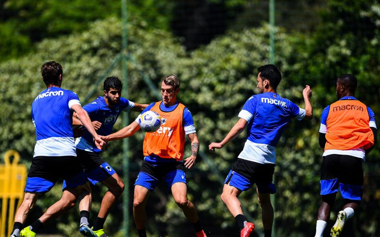 Sampdoria return to training