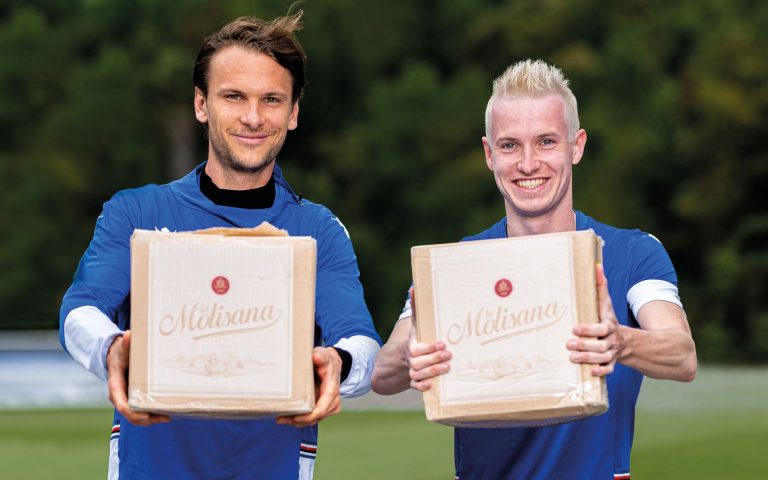 La Molisana e Sampdoria donano pasta al Banco Alimentare
