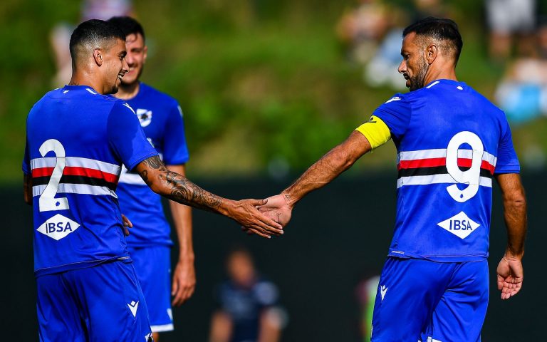 Doppietta di Quagliarella, la Samp batte il Piacenza a Temù