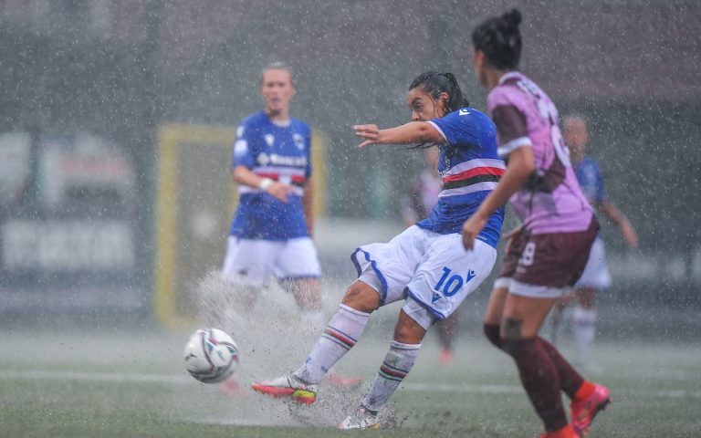 La pioggia ferma le blucerchiate: rinviata Samp-Pomigliano