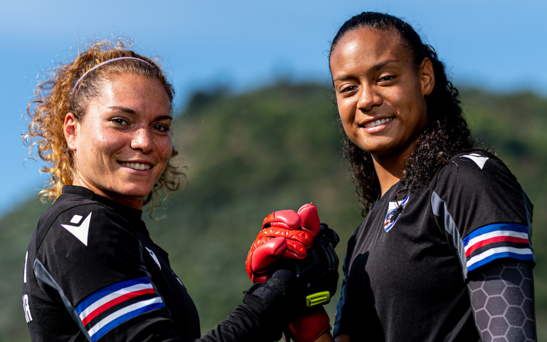 Babb e Tampieri, una porta per due alla Sampdoria Women