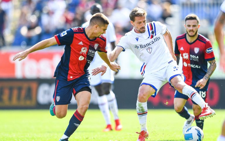 Cagliari sempre stregata: la Sampdoria perde 3-1