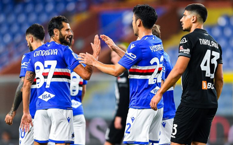 Samp clinch home win against Spezia