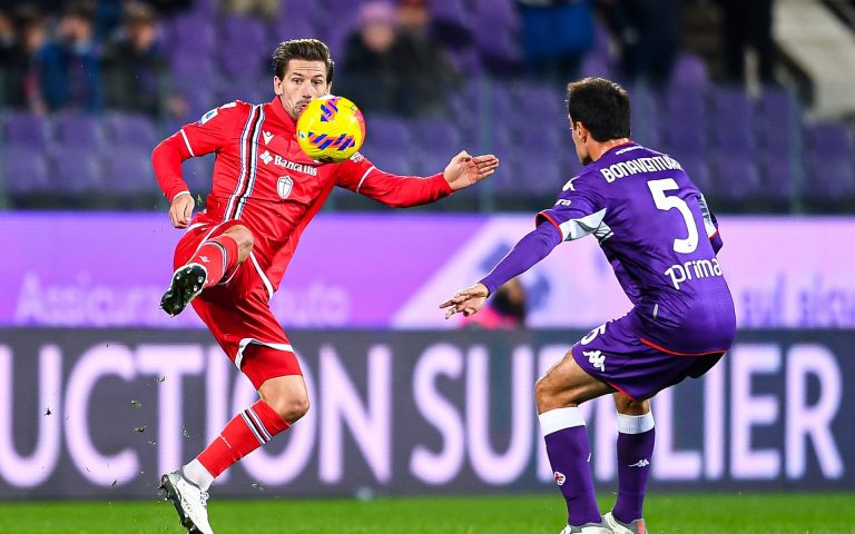 Gabbiadini illude la Samp, la Fiorentina vince in rimonta