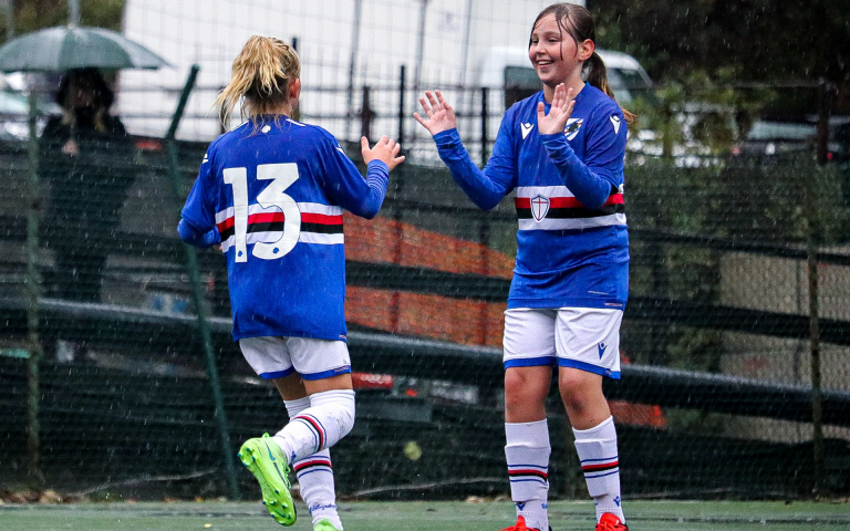 Women: in campo con le ragazze della Sampdoria U12