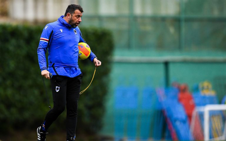 D’Aversa: «Lazio grande squadra, ma la Samp vuole fare risultato»