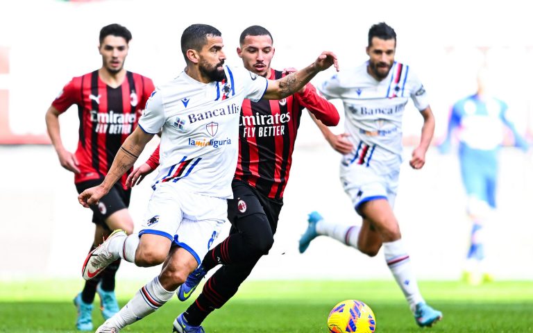 Samp narrowly beaten at leaders Milan