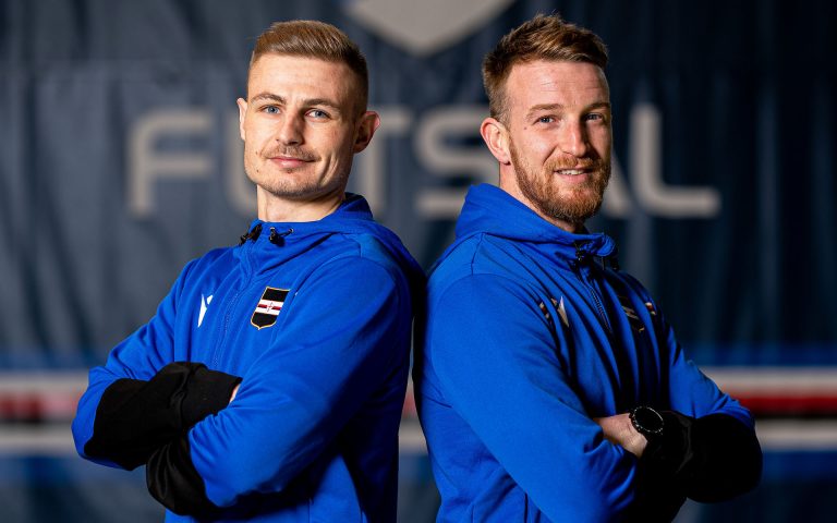 Fidersek e Totoskovic: «Dalla Slovenia per la A1 con la Samp Futsal»
