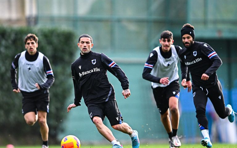 Strength work, videos and training games ahead of Empoli