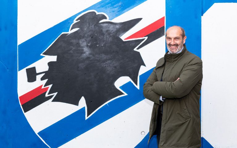 Il presidente Lanna in visita ai murales della Gradinata Sud