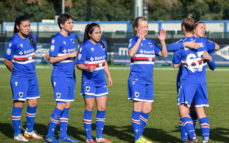 Women: le blucerchiate di Cincotta per la sfida con la Fiorentina