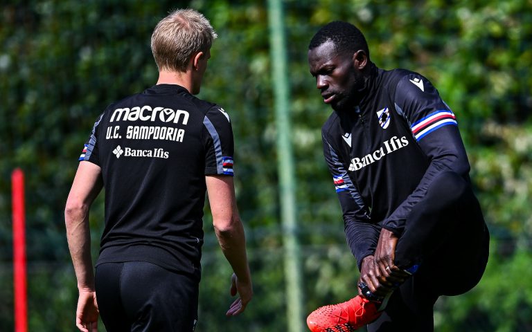 Samp back in group training. Double session on Tuesday