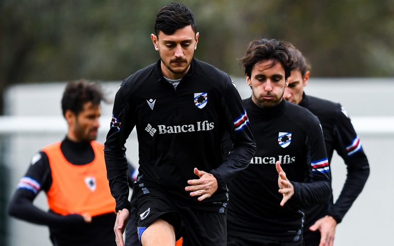 Meno due alla Roma: lavoro tecnico-tattico per la Samp