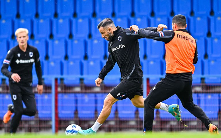 Second training session for Samp in Verona