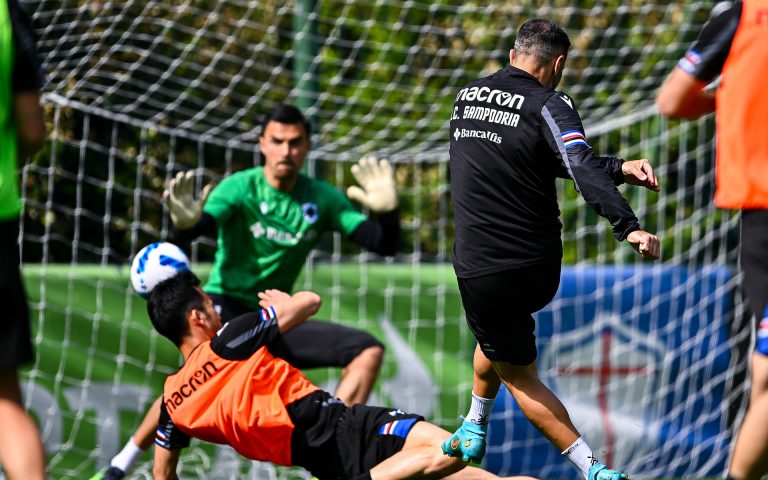 Verso la Salernitana: prove tecnico-tattiche per la Samp