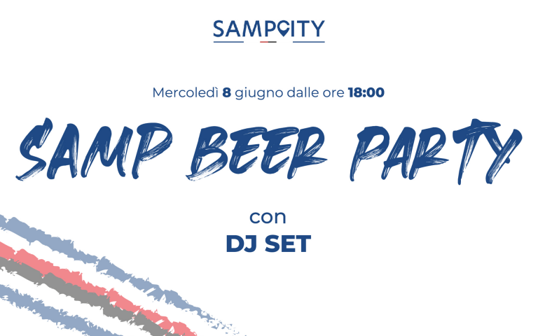 SampCity in festa l’8 giugno con il Samp Beer Party