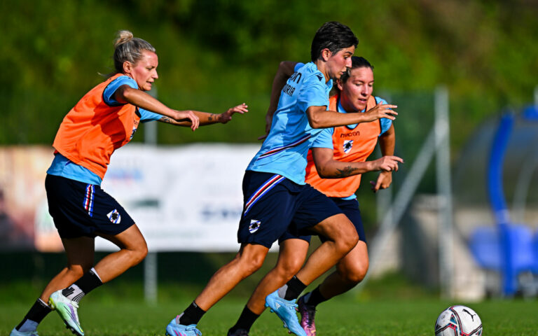 Start of training camp in Ronzone for Samp Women