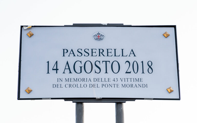 14 agosto 2018: Genova non dimentica ponte Morandi