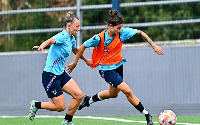 Verso il Pomigliano: Samp Women al lavoro a Bogliasco