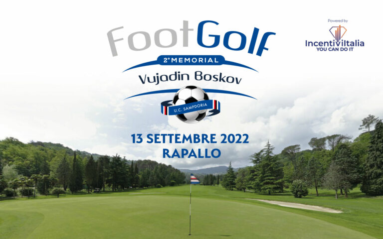 FootGolf 2022: martedì a Rapallo l’evento benefico blucerchiato
