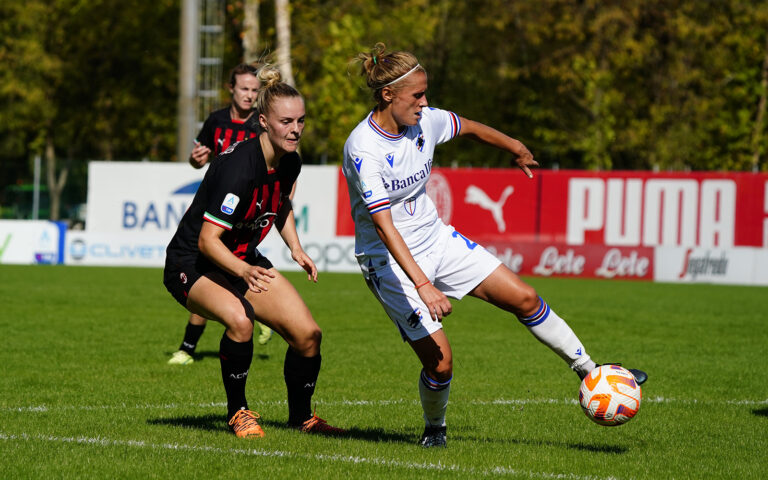 Samp Women lose 2-1 to Milan