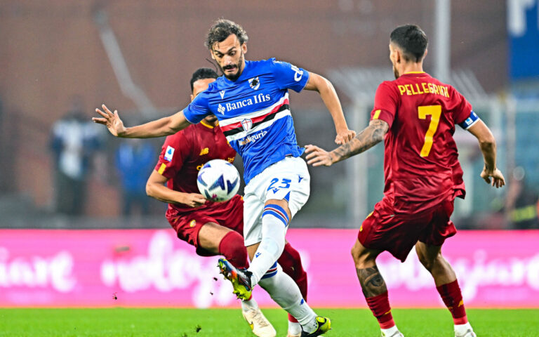 Pellegrini penalty sees Roma edge Samp