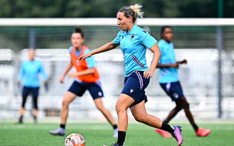 Women get back to work ahead of Roma v Samp