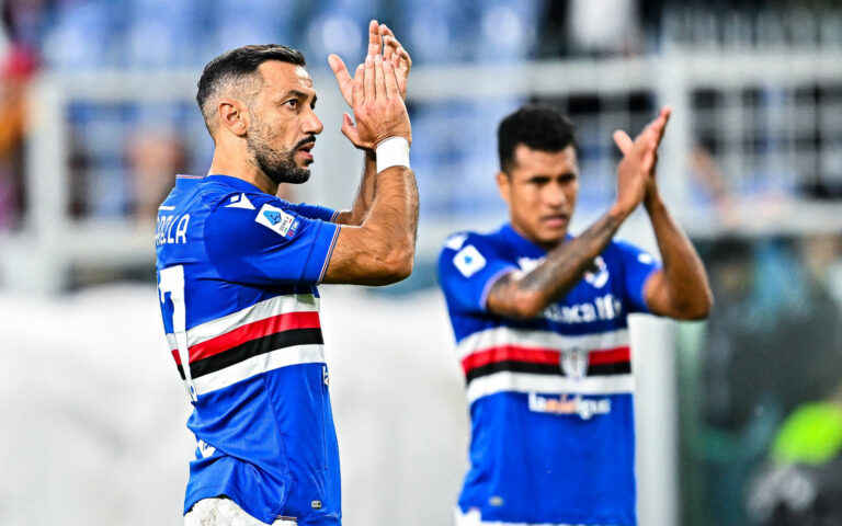 Samp subito al lavoro, frattura nasale per Amione