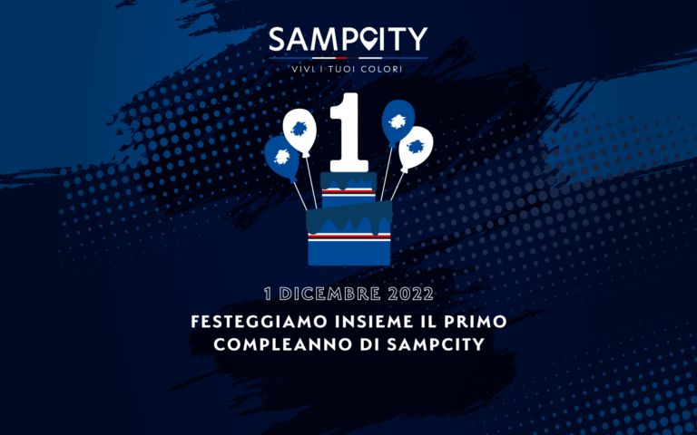 SampCity compie un anno: il 1° dicembre la festa con i tifosi