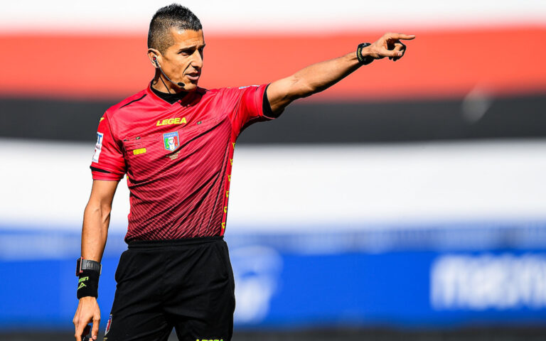 Arbitri: Sampdoria-Fiorentina affidata a Marinelli di Tivoli