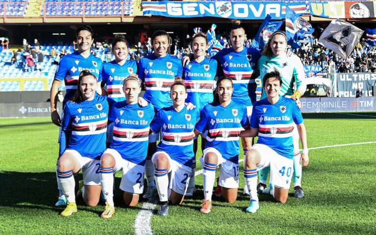Behind the scenes as Samp Women play at the Ferraris