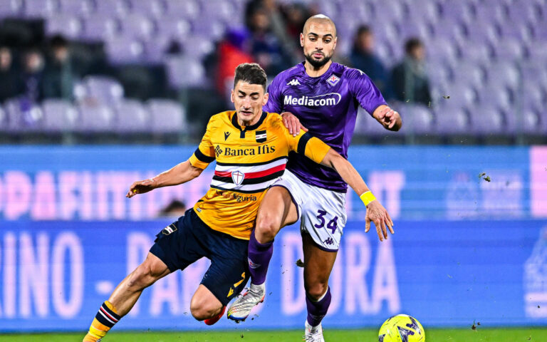 Coppa Italia: Samp sconfitta di misura, Fiorentina avanti