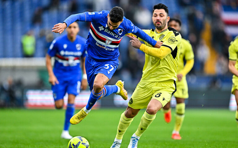 Samp lose narrowly to Udinese after late goal