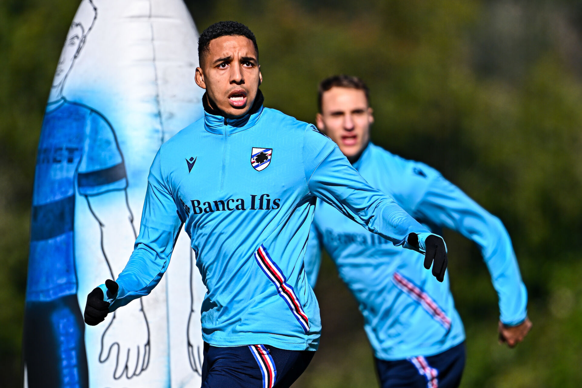 Straight back to training U.C. Sampdoria