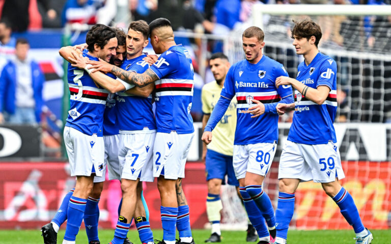 Prima vittoria a Marassi  per la Samp: battuto il Verona 3-1