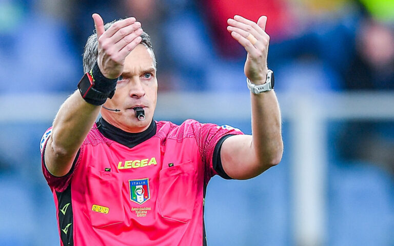 Arbitri: Roma-Sampdoria affidata a Irrati di Pistoia