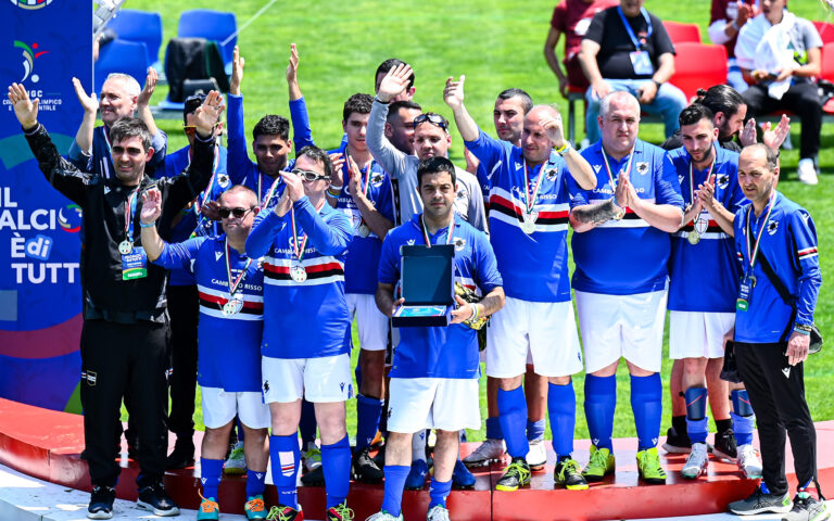 La Samp for Special alla festa finale DCPS di Coverciano