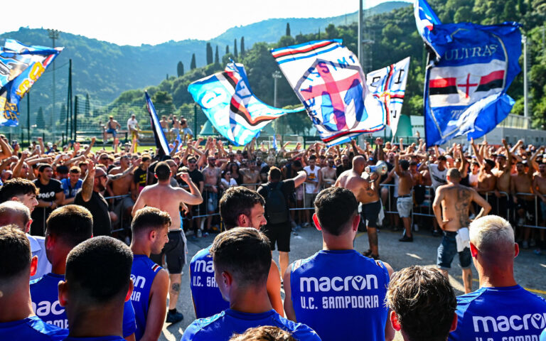 Saluto dei tifosi e primo allenamento per la Sampdoria