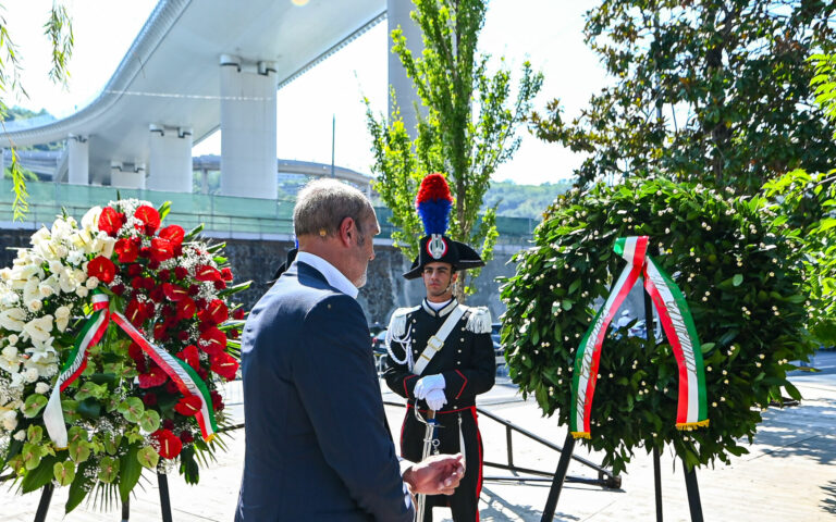 La Sampdoria alla Commemorazione delle Vittime di ponte Morandi