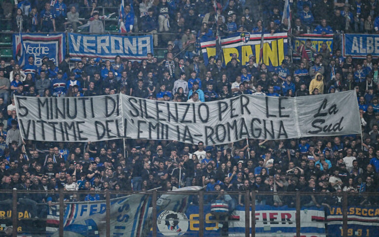 Alluvione Emilia-Romagna: i tifosi della Samp aiutano 26 famiglie